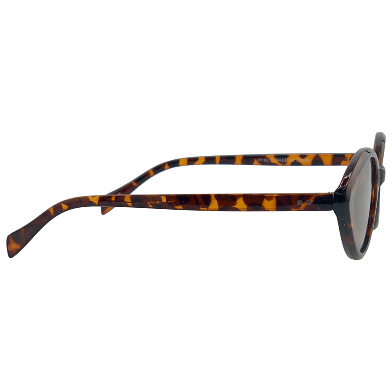 BROWN TORT CAT EYE FRAME WITH BROWN LENSES