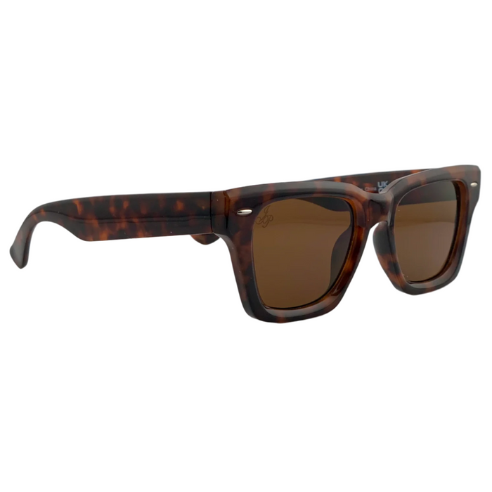 TORT SQUARE FRAME WITH BROWN LENSES