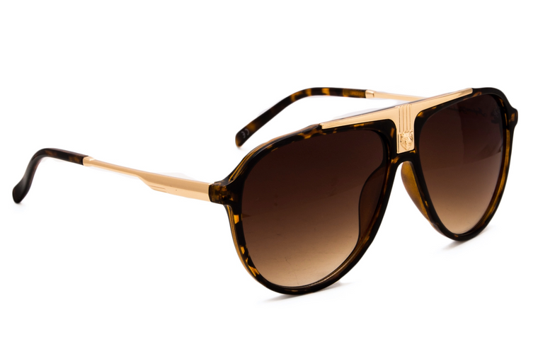 LARGE TORT FRAME WITH GOLD DETAIL