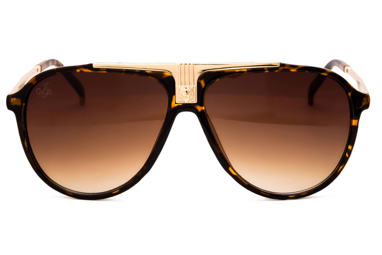 LARGE TORT FRAME WITH GOLD DETAIL