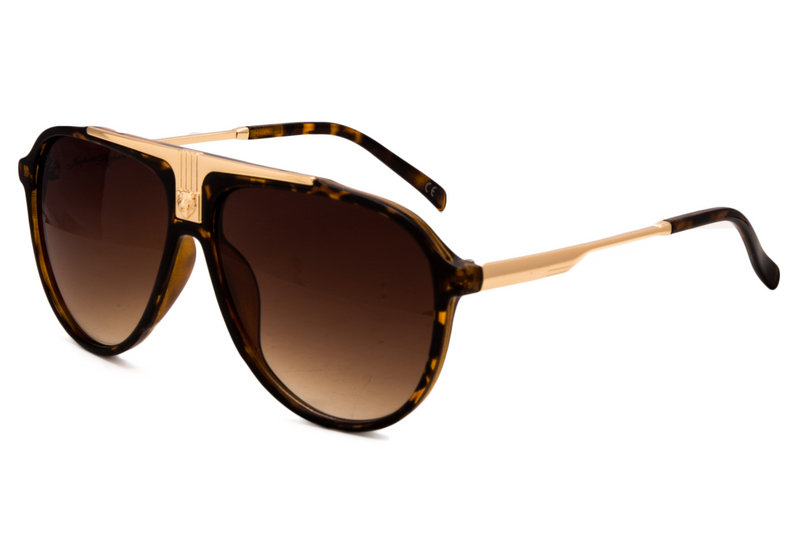 LARGE TORT FRAME WITH GOLD DETAIL