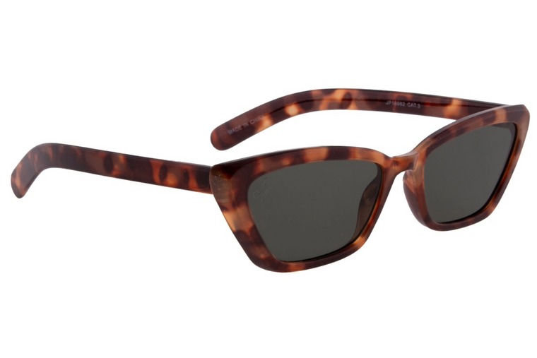 TORT CATEYE FRAME WITH GREY LENSES