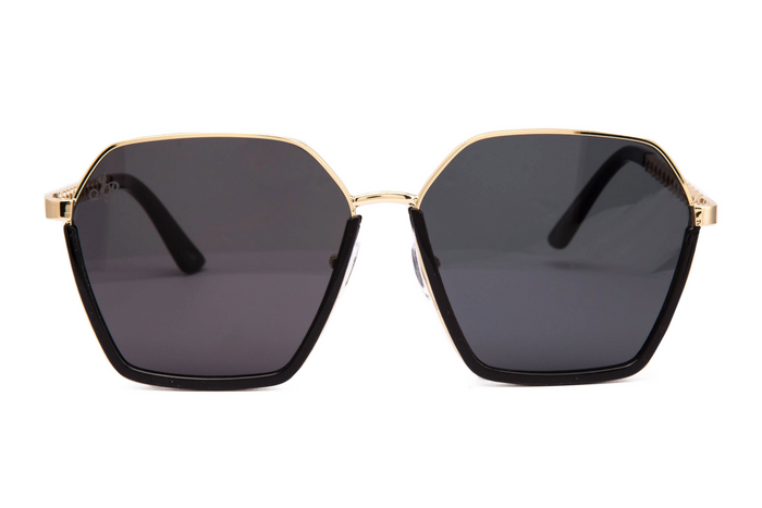 OVERSIZED HEXAGON SHAPE IN BLACK