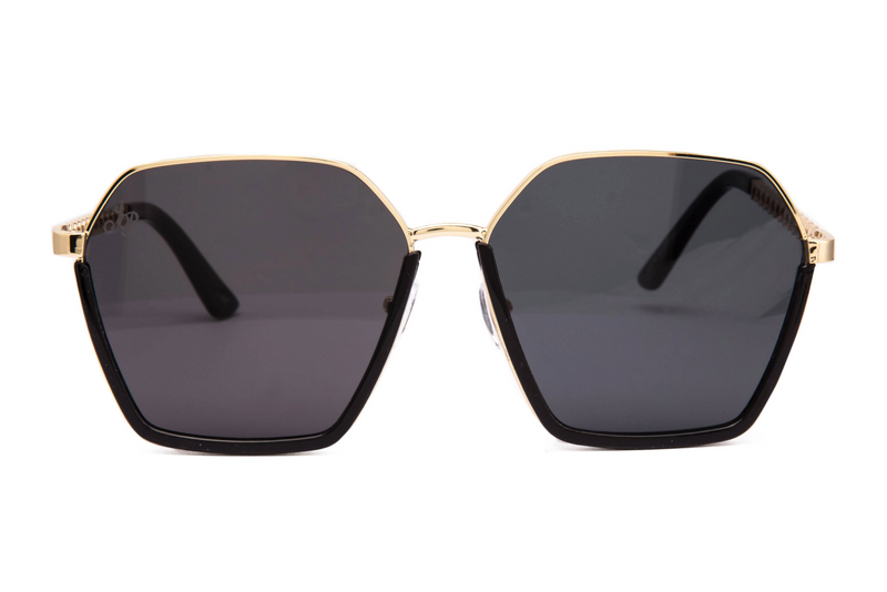 OVERSIZED HEXAGON SHAPE IN BLACK