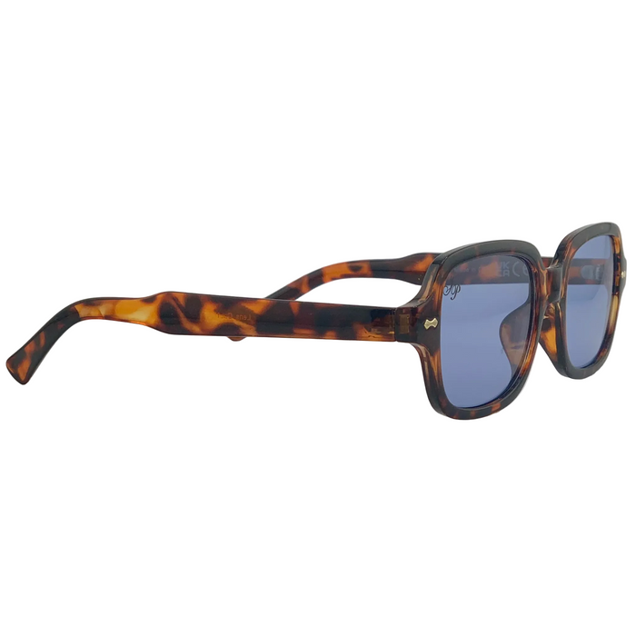TORT SQUARE FRAME WITH BLUE LENSES