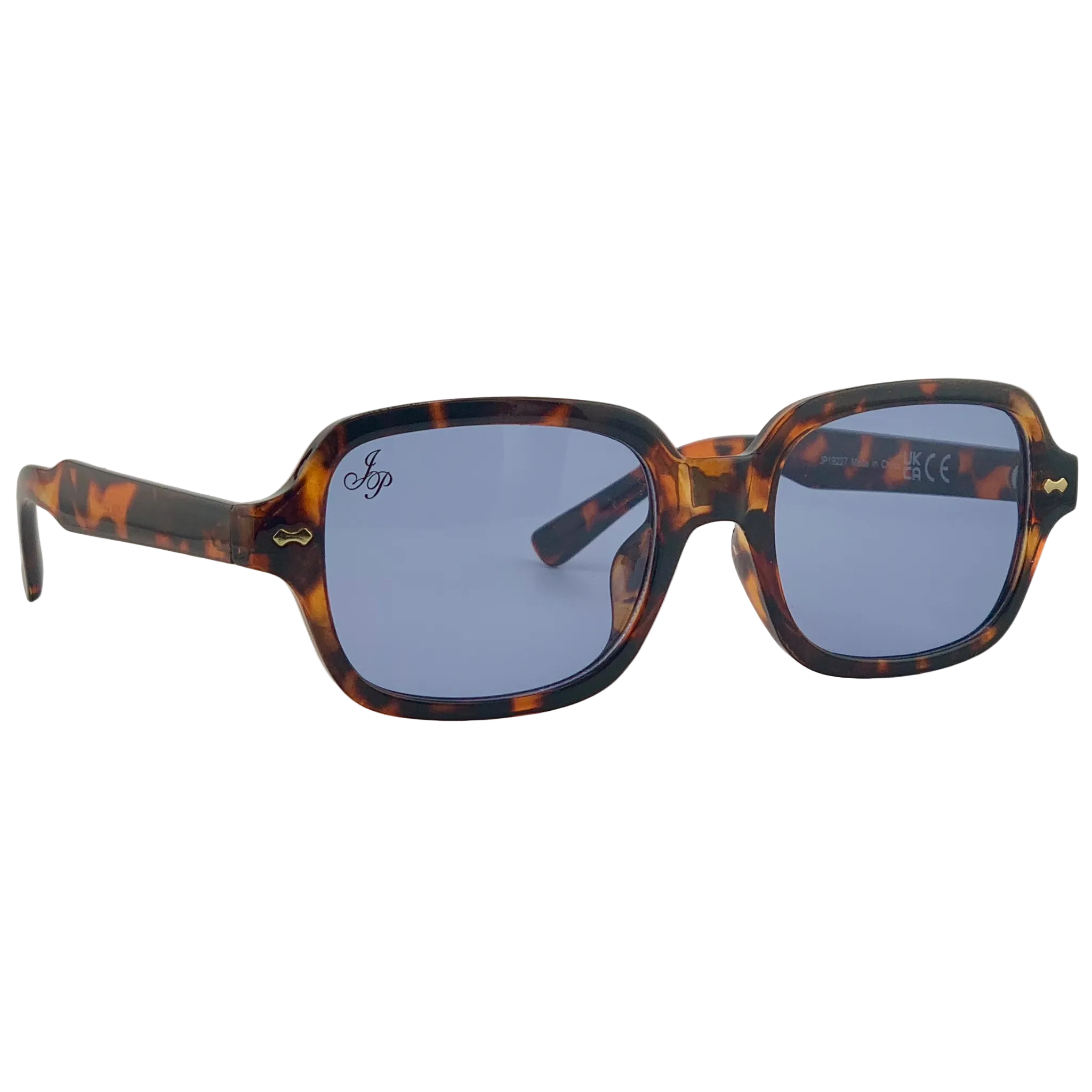 TORT SQUARE FRAME WITH BLUE LENSES