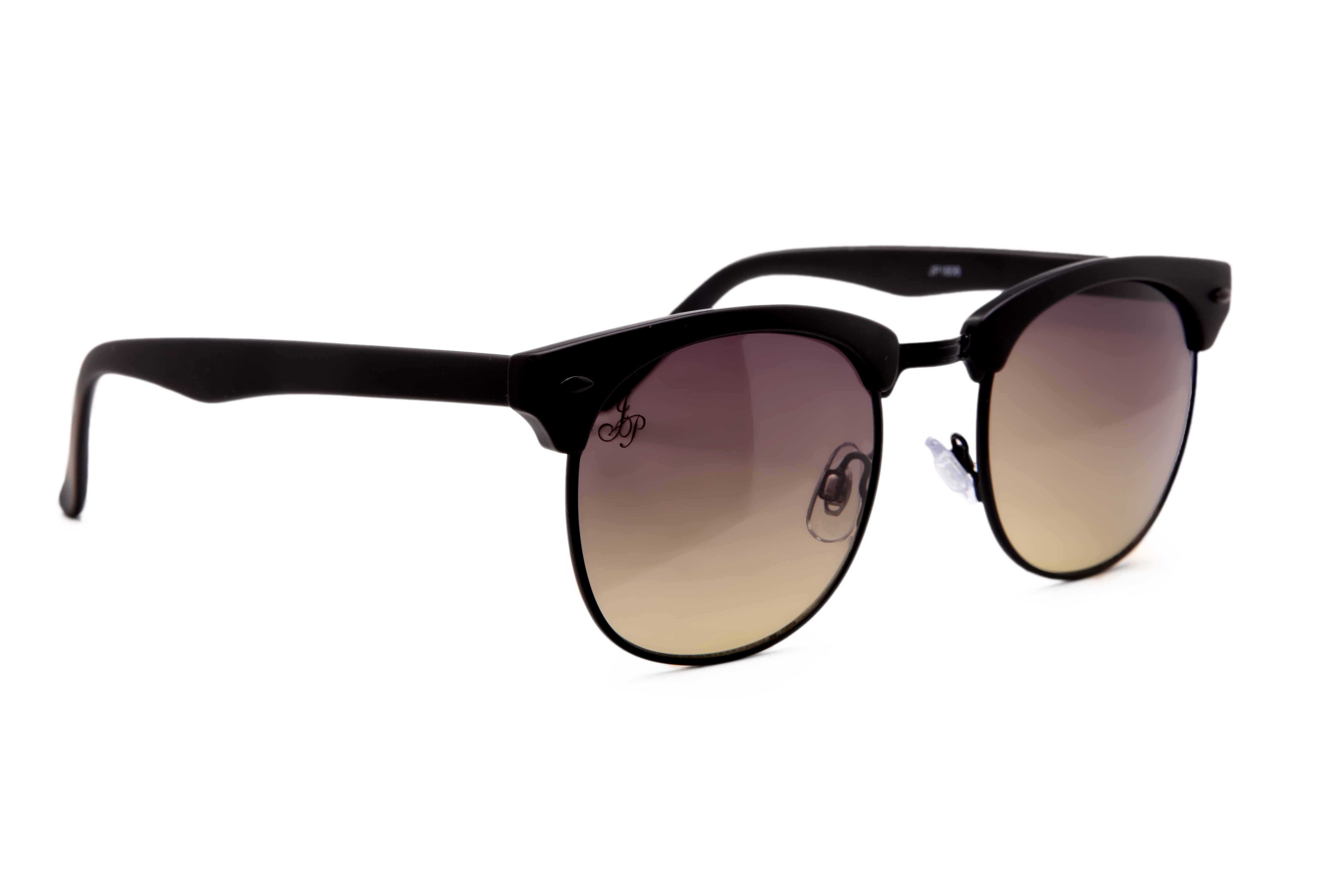 CLUBMASTER STYLE IN BLACK WITH GRADIENT LENSES