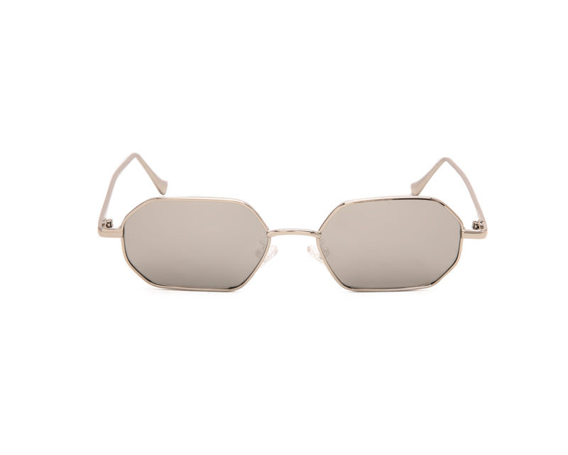 SLIM SILVER HEXAGON STYLE WITH MIRROR LENSES