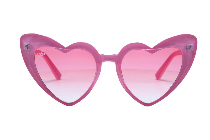 PINK HEART FRAMES WITH PINK LENSES